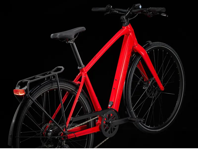 Trek Fx+ 2 Electric Hybrid Bike in Viper Red-10